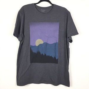 Banana Republic Men’s Nature Mountains SS Shirt